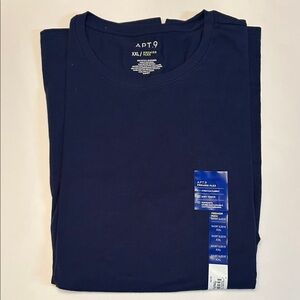 Apt. 9 Men's Deep Blue Crew Neck Short Sleeve Tee